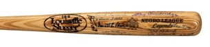 Negro Leagues Multi-Signed Bat with 40 Signatures including Monte Irvin, Leon Day and Buck Leonard  